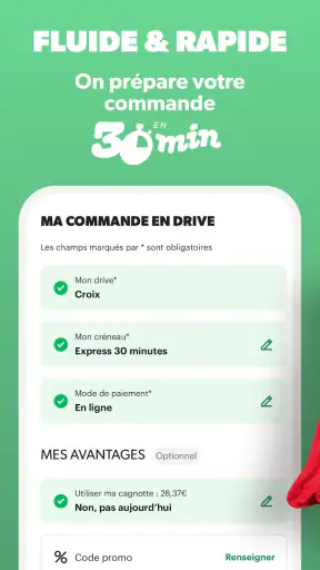 Chronodrive : courses en ligne screenshot