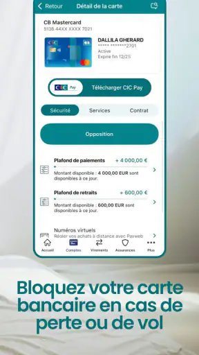 CIC banque & compte en ligne screenshot