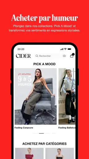 CIDER - Vêtements & Mode screenshot