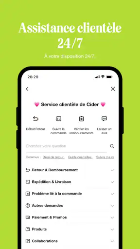 CIDER - Vêtements & Mode screenshot