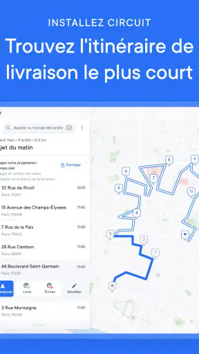 Circuit Optimiseur de trajets screenshot