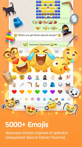 Clavier Facemoji - AI Emoji screenshot