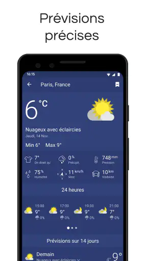 Clime : Radar météo en direct screenshot