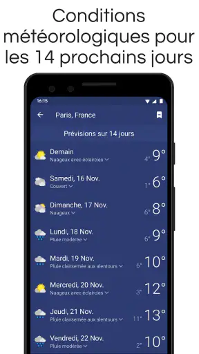 Clime : Radar météo en direct screenshot