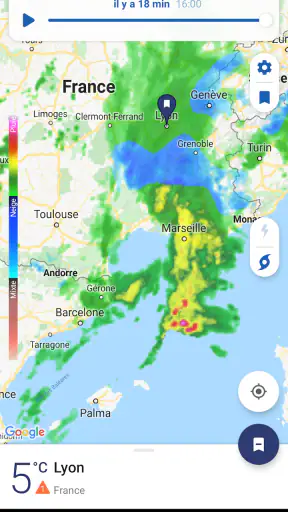 Clime : Radar météo en direct screenshot