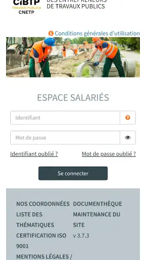CNETP Salarié screenshot