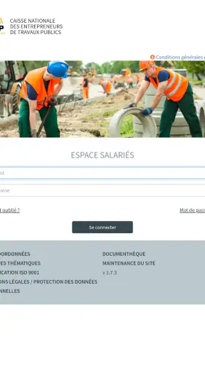 CNETP Salarié screenshot
