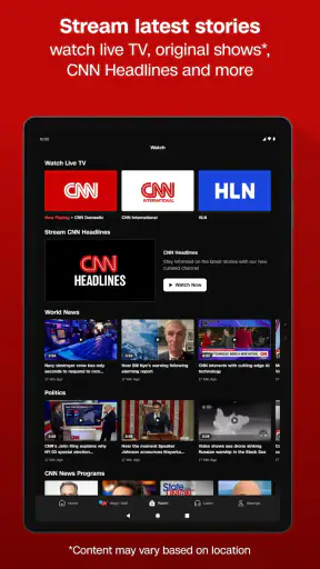 CNN: Live & Breaking News screenshot