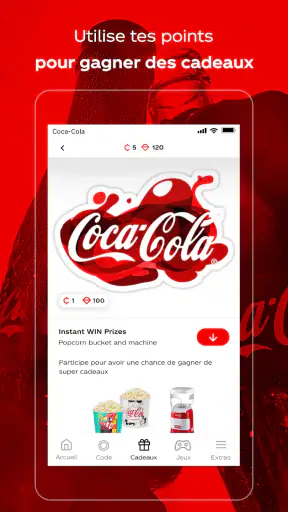 Coca-Cola: Tentez de gagner screenshot