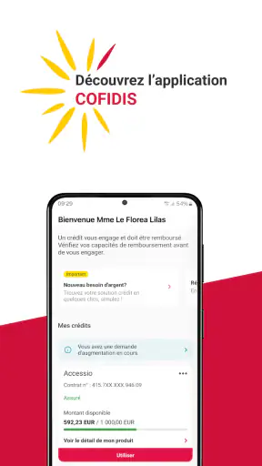 Cofidis crédit et assurance screenshot