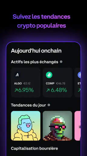 Coinbase Wallet: NFT et crypto screenshot