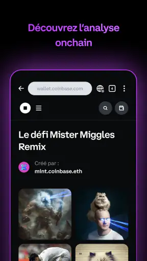 Coinbase Wallet: NFT et crypto screenshot