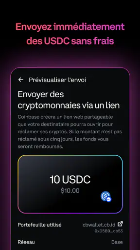 Coinbase Wallet: NFT et crypto screenshot