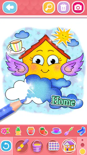 Coloriages de la maison screenshot