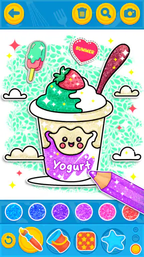 Coloring Meal for Kids Game screenshot
