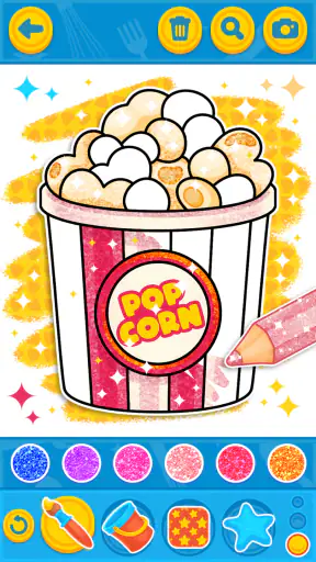Coloring Meal for Kids Game screenshot