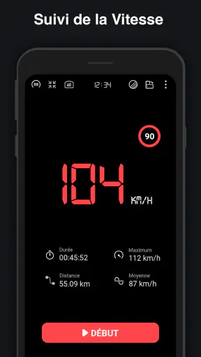 Compteur de vitesse screenshot