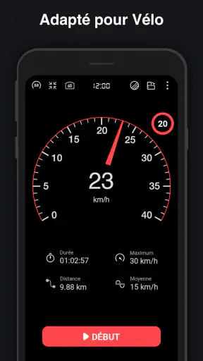 Compteur de vitesse screenshot