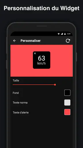 Compteur de vitesse screenshot