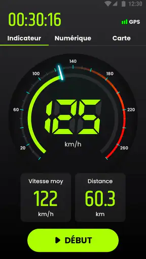 Compteur de Vitesse GPS - km/h screenshot