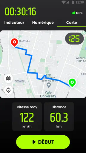 Compteur de Vitesse GPS - km/h screenshot