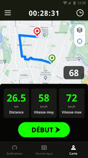 Compteur de Vitesse : Odomètre screenshot