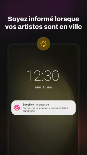 Concerts Songkick screenshot
