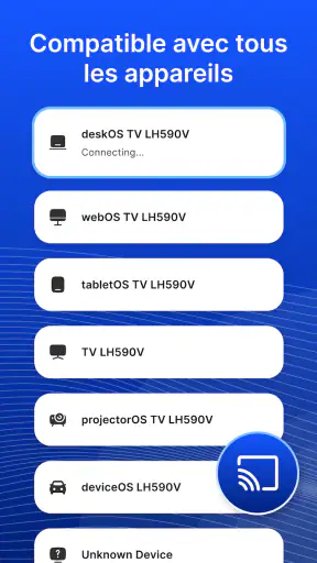 Connecteur USB - Caster sur TV screenshot