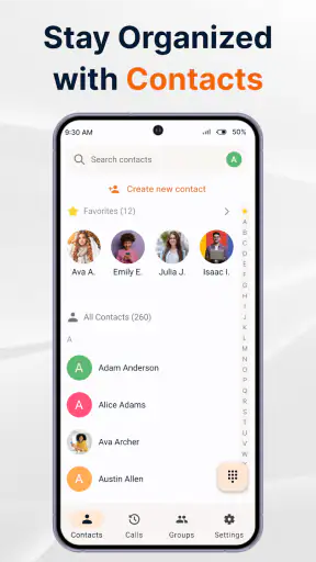 Contacts 2026 screenshot