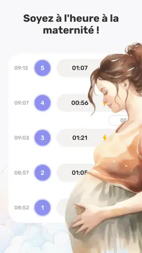 Contractions de grossesse screenshot