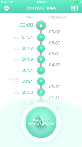Contractions de grossesse 9m screenshot