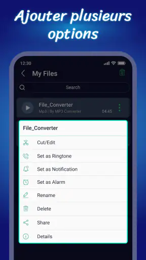 Convertir Vidéo en Audio/MP3 screenshot