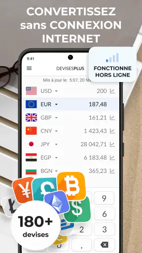 Convertisseur de Devises Plus screenshot