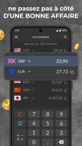 Convertisseur de Devises Plus screenshot