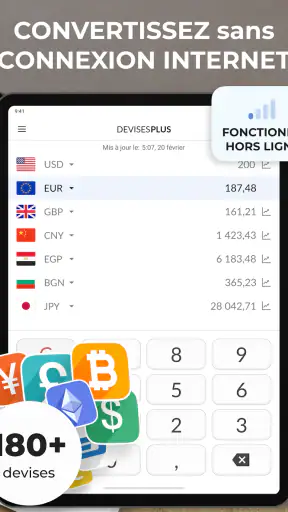 Convertisseur de Devises Plus screenshot