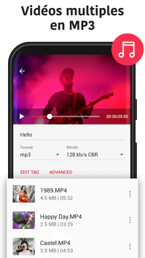 Convertisseur MP3 - MP4 to MP3 screenshot