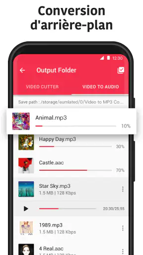 Convertisseur MP3 - MP4 to MP3 screenshot