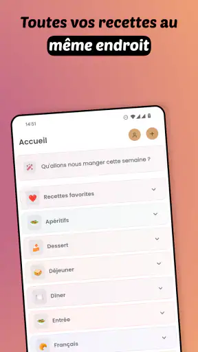 CookBooker: Recettes & Menus screenshot