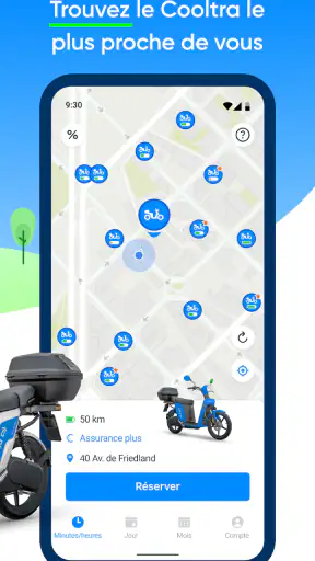 Cooltra Scooters libre-service screenshot