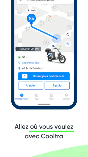 Cooltra Scooters libre-service screenshot