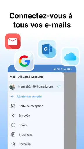 Courrier, Tous les e-mails screenshot