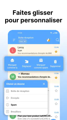 Courrier, Tous les e-mails screenshot