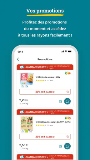 Courses U vos courses en ligne screenshot