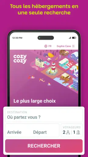 Cozycozy Tous les Hébergements screenshot