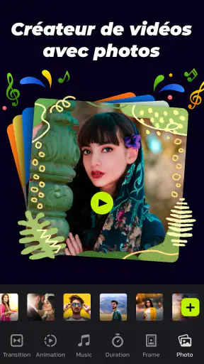 Créateur de vidéo avec musique screenshot
