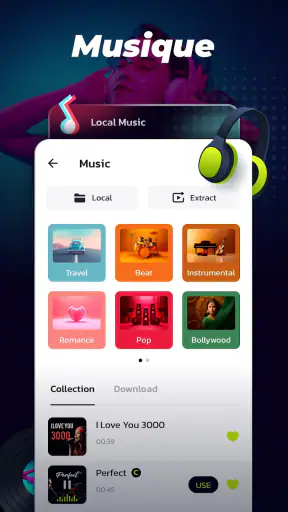 Créateur de vidéo avec musique screenshot
