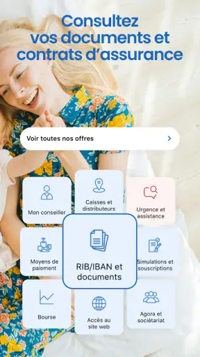 Crédit Mutuel Banque en ligne screenshot