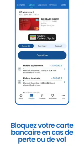 Crédit Mutuel Banque en ligne screenshot