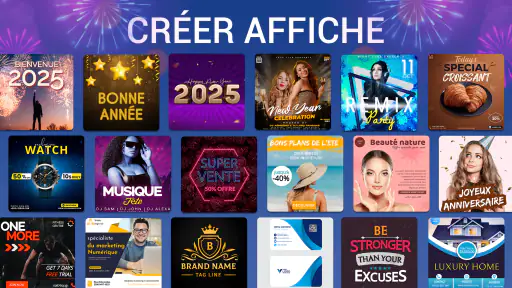 Créer affiche, publicitaire screenshot