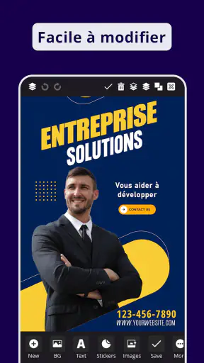 Créer affiche, publicitaire screenshot